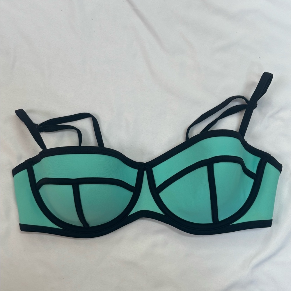 TRIANGL swimwear bikini to blue black neon small